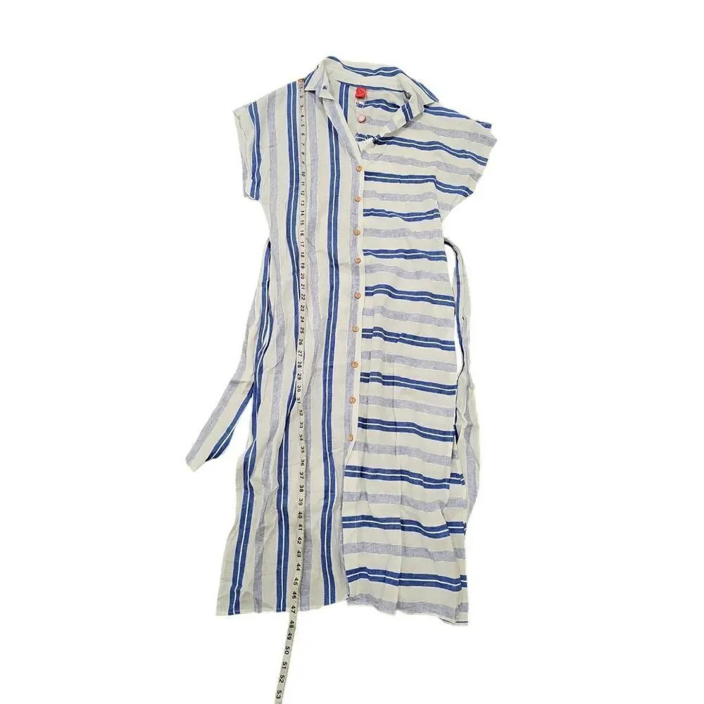 Red Carter SHAY MIDI DRESS SWIM COVER-UP IN NAVY Sz S - Picture 10 of 10